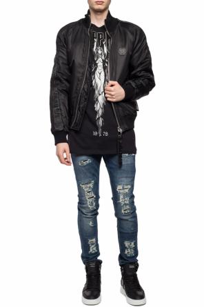 T-shirt with a logo and a decorative pattern, zdjęcie 2 T-shirt with a logo and a decorative pattern od Philipp Plein